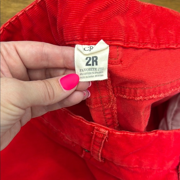 J. Crew Red Corduroy Boot Cut Jeans - Picture 11 of 11